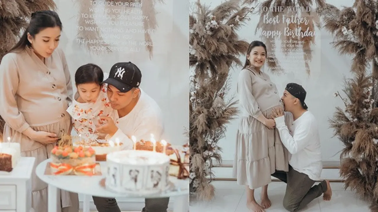 7 Potret Pesta Ulang Tahun Glenn Alinskie, Perut Chelsea Olivia Curi Perhatian