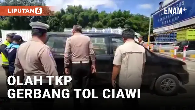 VIDEO: Polisi Olah TKP Kecelakaan Tol Ciawi, 8 Tewas dan 11 Luka