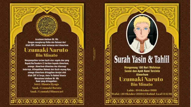 Heboh Naruto Mati, Ini 7 Meme Orang Melayat di Desa Konoha