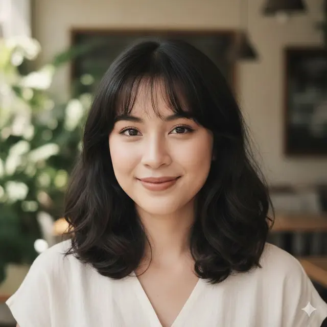Wispy Birkin Bangs yang Super Tipis (Gemini AI)