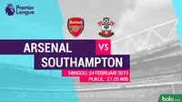 Premier League: Arsenal Vs Southampton (Bola.com/Adreanus Titus)