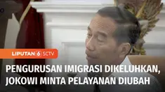 Terkait banyaknya keluhan masyarakat mengenai urusan imigrasi, Presiden Jokowi mendorong layanan imigrasi untuk Visa on Arrival dan Kartu Izin Tinggal Terbatas atau KITAS agar dapat lebih mudah.