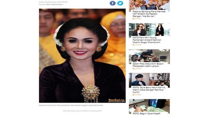 Gambar Tangkapan Layar Artikel dari situs kapanlagi.com