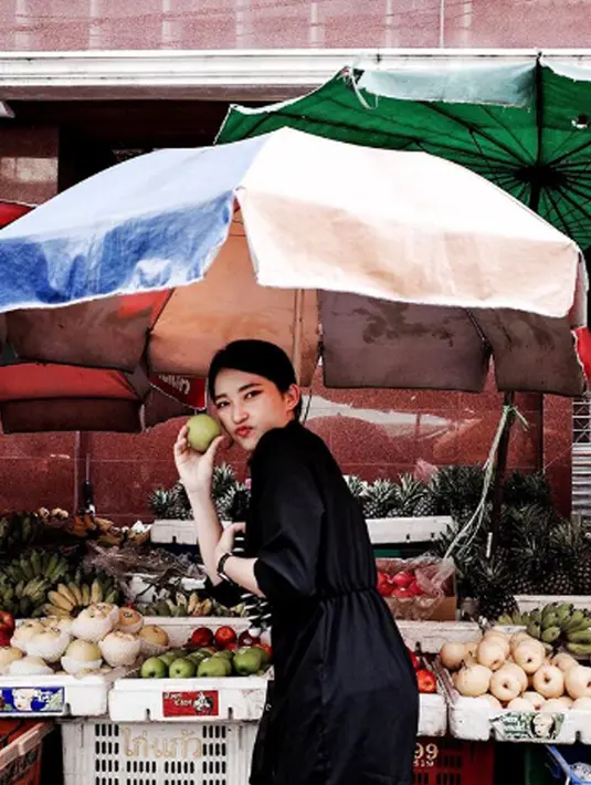 Tidak dapat dipungkiri bahwa wajah cantik Thefani Cindy memang terlihat seperti Bae Suzy. (Liputan6.com/IG/cindythefannie)