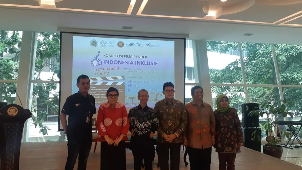 Peluncuran kompetisi film pendek Indonesia Inklusif hak disabilitas (Rizki Akbar Hasan / Liputan6.com)