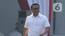 Kepala Staf Kepresidenan periode lalu, Moeldoko saat tiba di Istana Kepresidenan, Jakarta, Selasa (22/10/2019). Kedatangan Moeldoko menyusul sejumlah tokoh yang sebelumnya datang ke Istana terkait penetapan Calon Menteri Kabinet Kerja Jilid 2. (Liputan6.com/Angga Yuniar)
