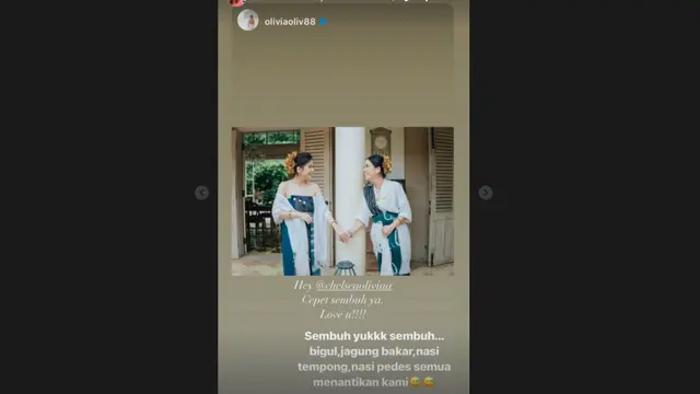 Kondisi Terkini Chelsea Olivia Usai Alami Keracunan Makanan di Bali (instagram.com/chelseaoliviaa)