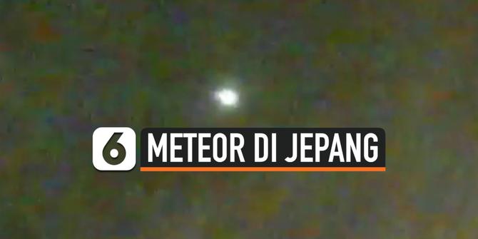 VIDEO: Rekaman Meteor Melintas di Langit Jepang