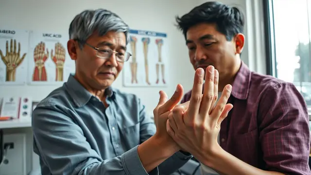 ciri ciri asam urat di tangan