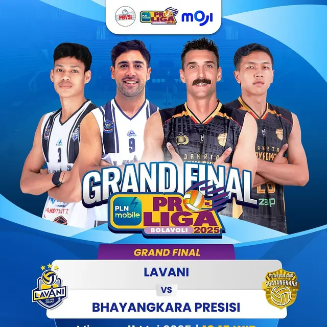 Jakarta LavAni Livin Transmedia -  Jakarta Bhayangkara Presisi - PLN Mobile Proliga 2025 - Proliga - Bola Voli