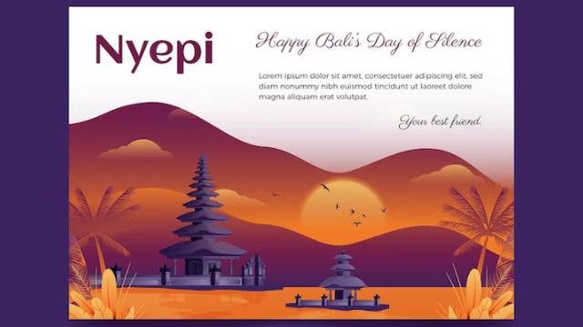 Ilustrasi Hari Raya Nyepi