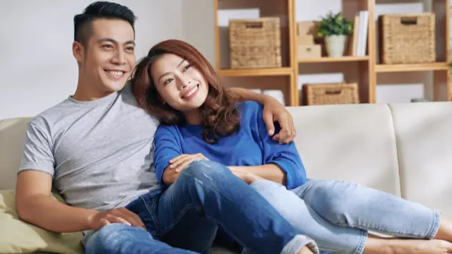 Ilustrasi pasangan suami istri muda