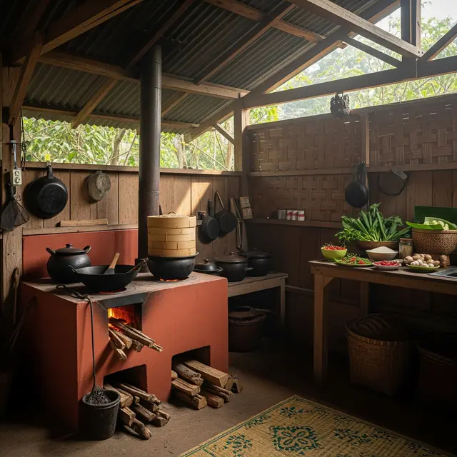 9 Model Dapur Tungku Kayu Bakar, Perpaduan Tradisi dan Modernitas