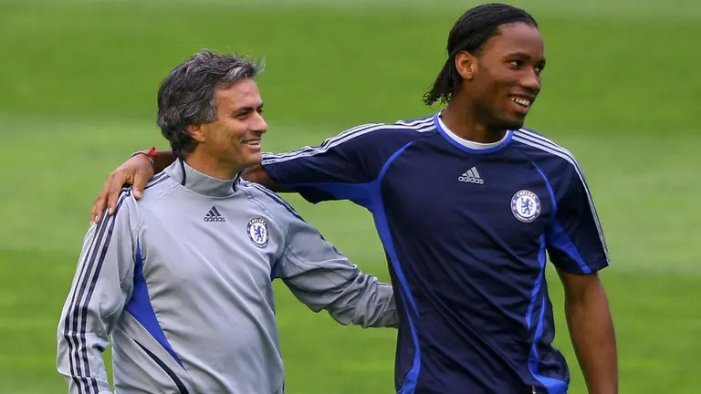 Didier Drogba merupakan striker andalan Jose Mourinho pada periode pertamanya di Chelsea.