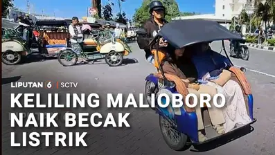 Kalau biasanya kawasan Malioboro identik dengan padat dan macet kendaraan. Nah, sebentar lagi Malioboro akan resmi menjadi kawasan bebas kendaraan. Takut capai jalan? Tenang. Ada becak listrik yang siap dioperasikan.