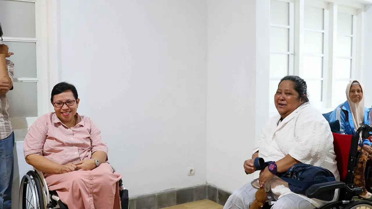 Wuri dan Mpok Atun berbagi kisah menjadi penyandang disabilitas