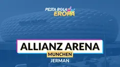 Berita video profil Stadion Allianz Arena, markas Bayern Munchen yang dijadikan venue Piala Eropa 2020.