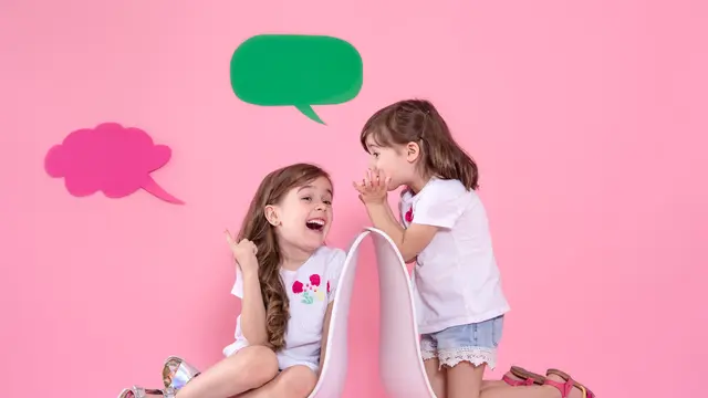 Ilustrasi anak banyak berbicara