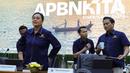 Menteri Keuangan Sri Mulyani menyampaikan bahwa Anggaran Pendapatan dan Belanja Negara (APBN) mengalami defisit Rp401,8 triliun atau 1,81 persen terhadap produk domestik bruto (PDB) per November 2024. (Liputan6.com/Angga Yuniar)