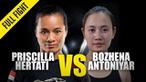 Berita Video Momen Saat Priscilla Hertati Kalahkan Bozhena Antoniyar di ONE Championship Dawn Of Valor