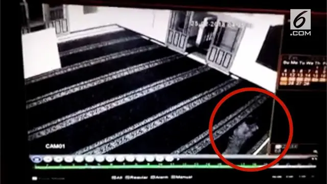 VIDEO: Detik-Detik Muazin Meninggal Saat Azan Subuh