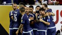 Argentina melangkah ke final Copa America 2016 dan berhadapan dengan Chile. (Kevin Jairaj-USA TODAY Sports)