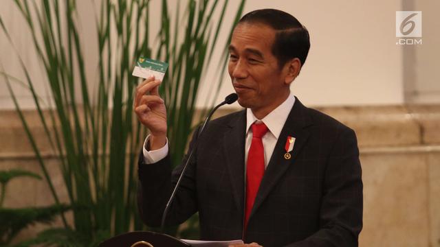 Jokowi Gelar Silaturahmi dengan Penerima KIS dan JKN di Istana Negara