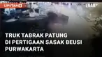 Rekaman CCTV jalan menunjukkan detik-detik kecelakaan itu terjadi
