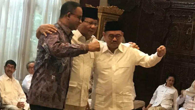 Anies Baswedan, Prabowo Subianto, dan Sudirman Said