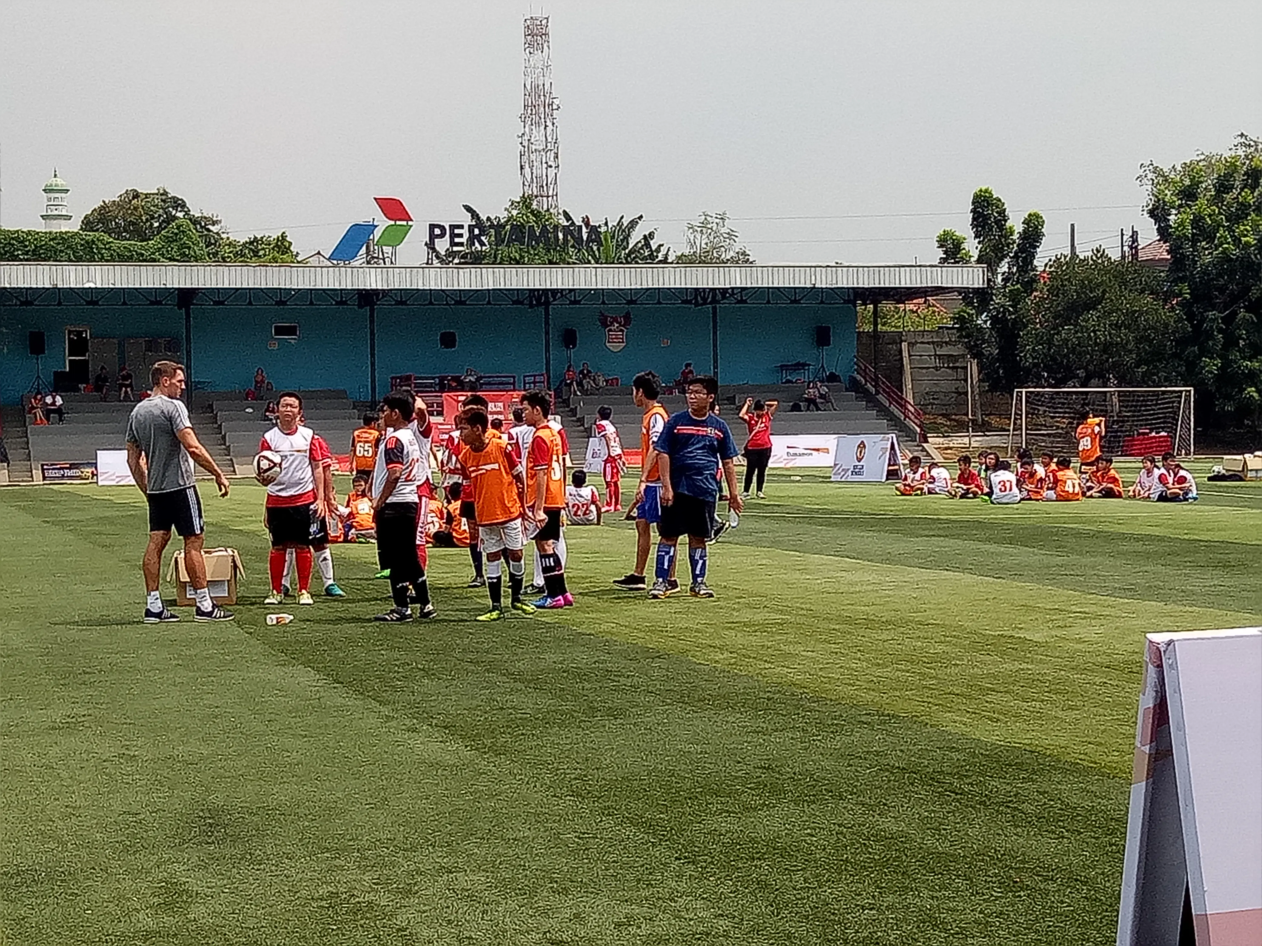 Manchester United Soccer School di Jakarta (Liputan6.com / Jonathan Pandapotan)