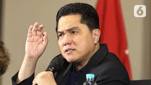 Hal tersebut ditegaskan Ketua Umum PSSI Erick Thohir yang mengatakan bahwa Piala Presiden di tahun ini akan menarik dengan mengundang dua klub internasional. (Liputan6.com/Angga Yuniar)