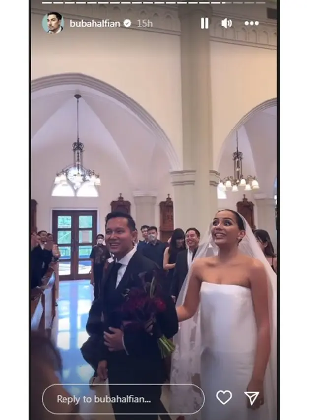 8 Potret Detail Penampilan Angel Pieters saat Pernikahan, Anggun Banget