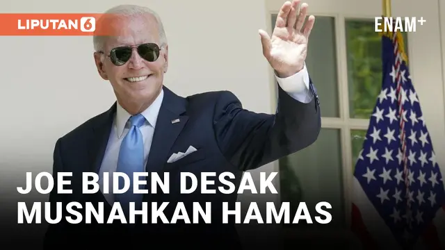 Joe Biden Sebut Hamas Harus Musnah!