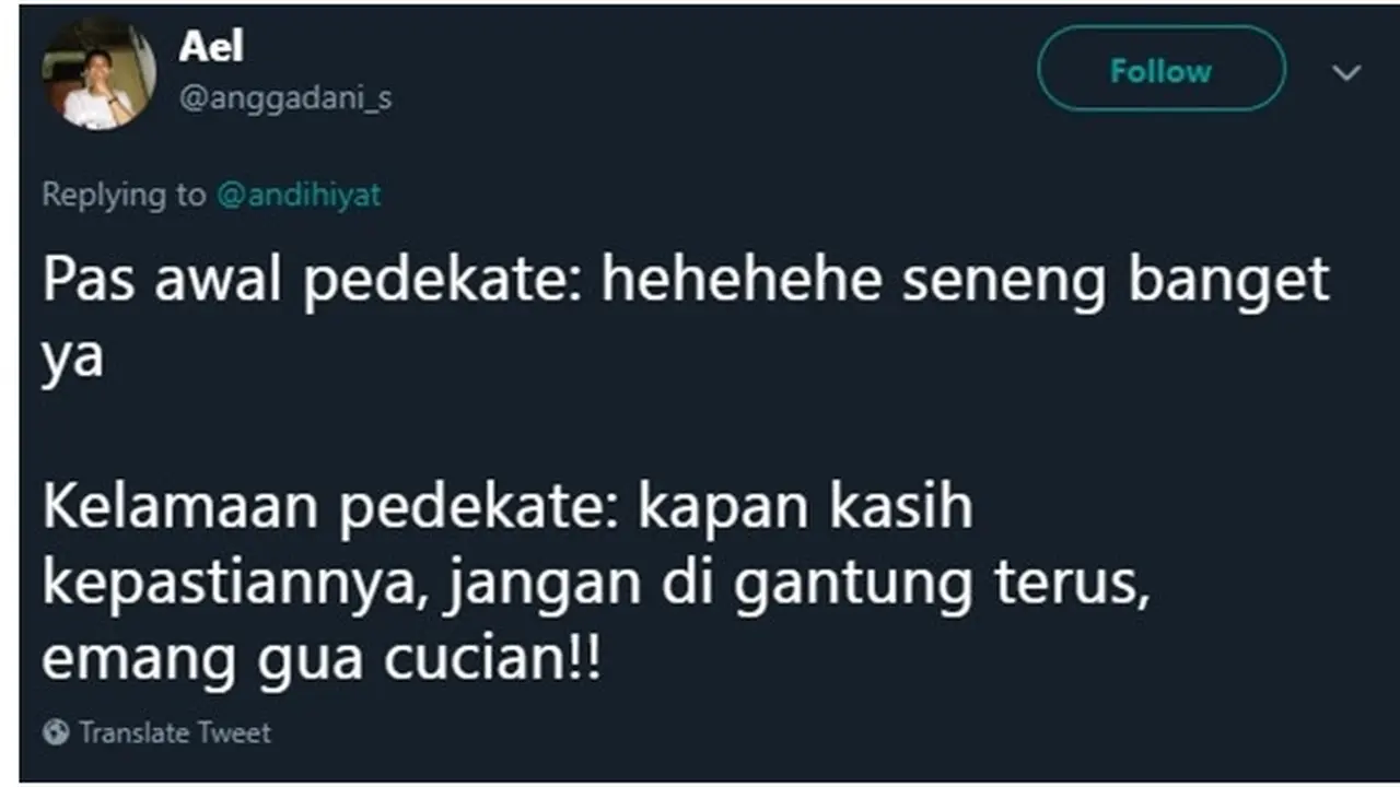 6 Curhatan Netizen Beda Awal PDKT vs Kelamaan PDKT, Bikin Nyesek