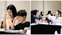 Potret Pemain Air Mata di Ujung Sajadah 2 Baca Naskah Bersama. (Sumber: Instagram/titi_kamall)