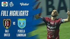 Berita Video, Highlights Pertandingan BRI Liga 1 Pekan 12 antara Bali United Vs Persela Lamongan pada Jumat (19/11/2021)