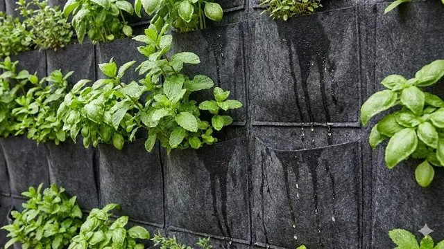 Kebun Sayur Mini Dengan Kombinasi Vertical Tower