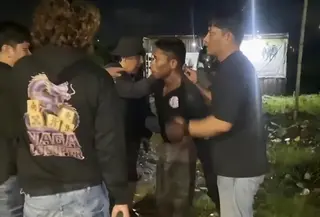 Penangkapan pelaku perampokan di Makassar. (Liputan6.com/Fauzan)