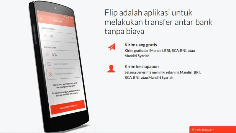 Startup Flip Tawarkan Layanan Transfer Antarbank Gratis 