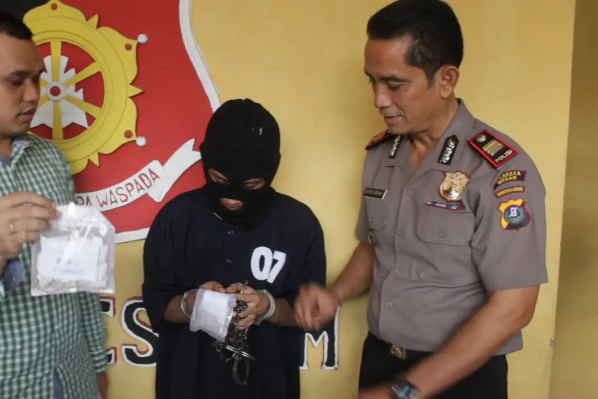 Napi Anak Tanjung Gusta Kedapatan Simpan 47 Paket Ganja 