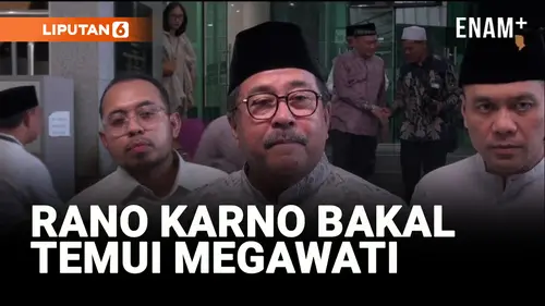  Rano Karno Bakal Datangi Rumah Megawati Siang Nanti