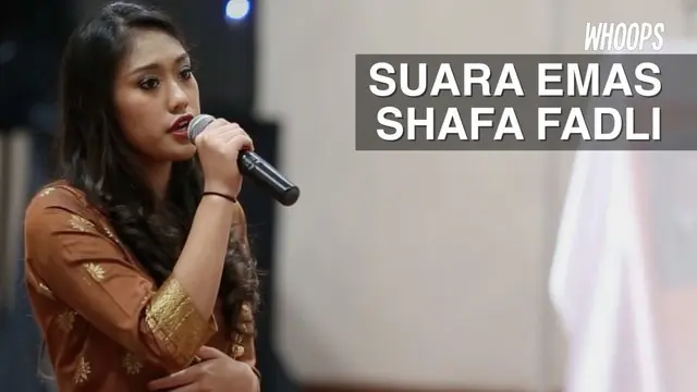 Di balik berita miringnya, Shafa ternyata memiliki suara emas dan sempat mengikuti kompetisi bernyanyi di berbagai negara.