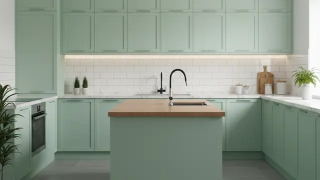 Dapur Minimalis Tanpa Pegangan (Handleless Cabinet)