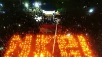 Pawai Obor NKRI Sambut Ramadan di Tegal