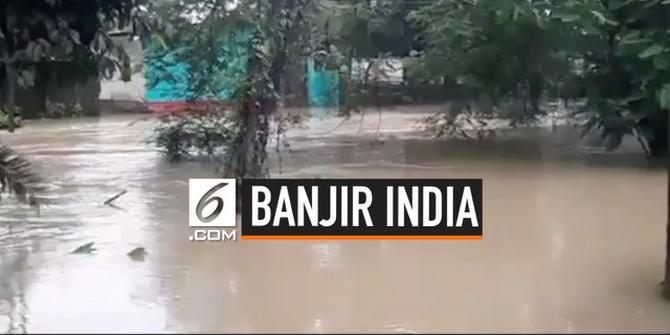 VIDEO: Banjir Besar Terjang Wilayah India, 55 Tewas