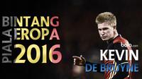 Gelandang andalan Belgia diprediksi akan bersinar di Piala Eropa 2016 berkat gol-gol cantik dan assistnya yang bersama Manchester City.