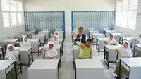 Berkat Program ‘BRI Peduli Ini Sekolahku’, Siswa dan Guru SDN 001 Sungai Pagar Riau Bisa Nikmati Proses Belajar Mengajar Lebih Nyaman