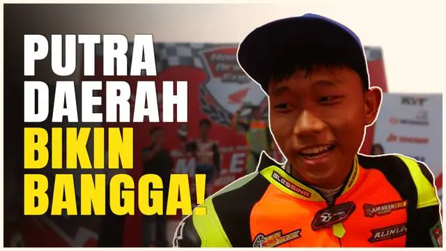 VIDEO: Aksi Memukau Fahri Irawandi Sang Putra Daerah di Honda Dream Cup 2025, 5 Kali Naik Podium