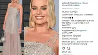 Intip indahnya parade gaun dengan detail kilau di Pesta Vanity Fair Piala Oscar 2018. (Foto: Instagram.com/@justjared)