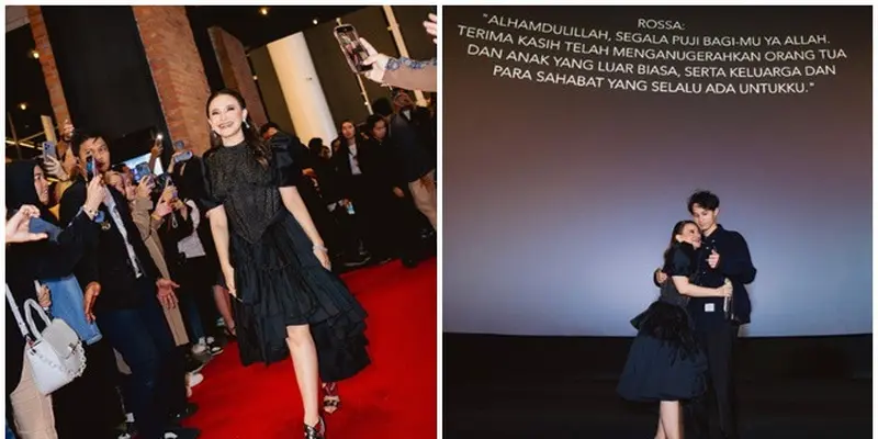 Potret Rossa di Gala Premiere All Access to Rossa 25 Shining Years, Didampingi Sang Anak